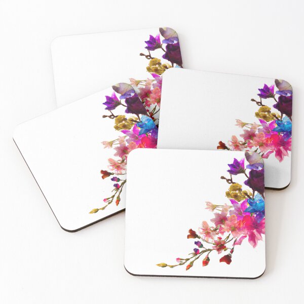 Item preview, Oil flowers with a variety of colors emphasized in the purple recommended for mothers day. designed and sold by E-PrintStore.