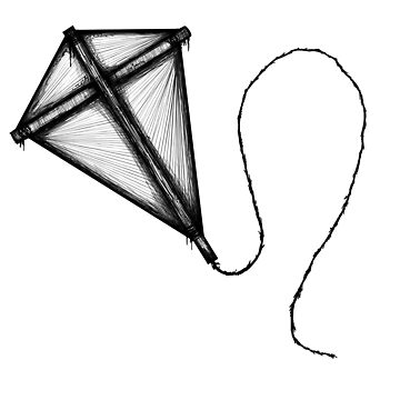Kite Drawing Vector - Vectors - Mediamodifier