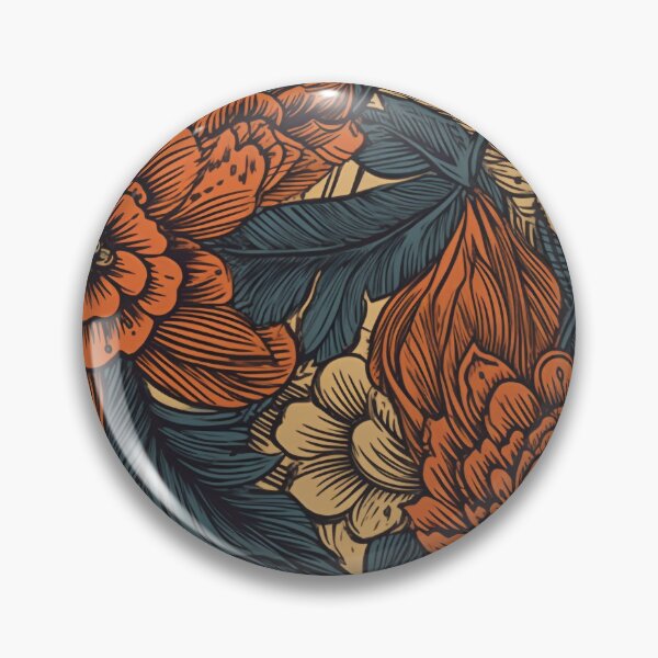 Item preview, Woodcut Flowers designed and sold by Brush-Blueprint.