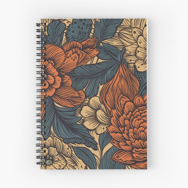 Item preview, Woodcut Flowers designed and sold by Brush-Blueprint.
