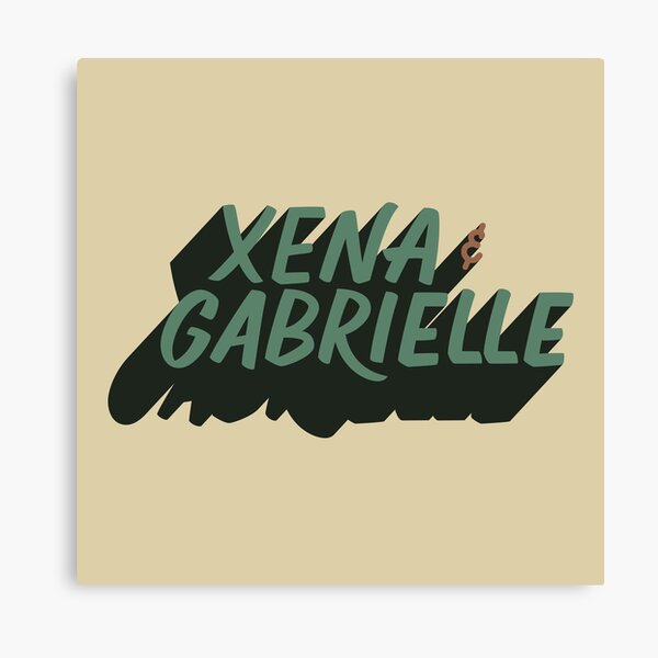 Xena & Gabrielle Canvas Print