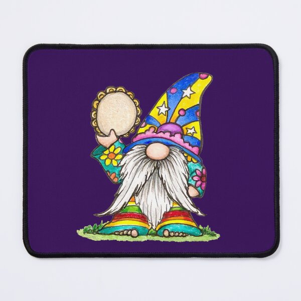 Item preview, Hippy Gnome with Tambourine designed and sold by SarahCD13.