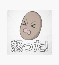 I am Angry Kawaii Potato Scarf