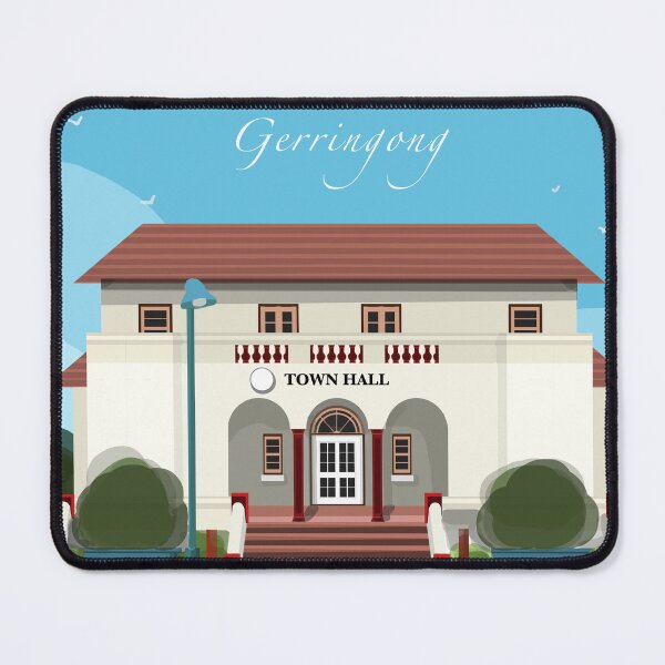 Item preview, Gerringong Town Hall 2023 designed and sold by Donnahuntriss.