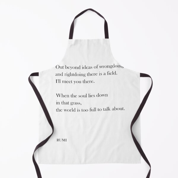 Item preview, Out beyond ideas of wrongdoing and rightdoing - Rumi Quote - Typography Print 1 designed and sold by Studio Grafiikka.