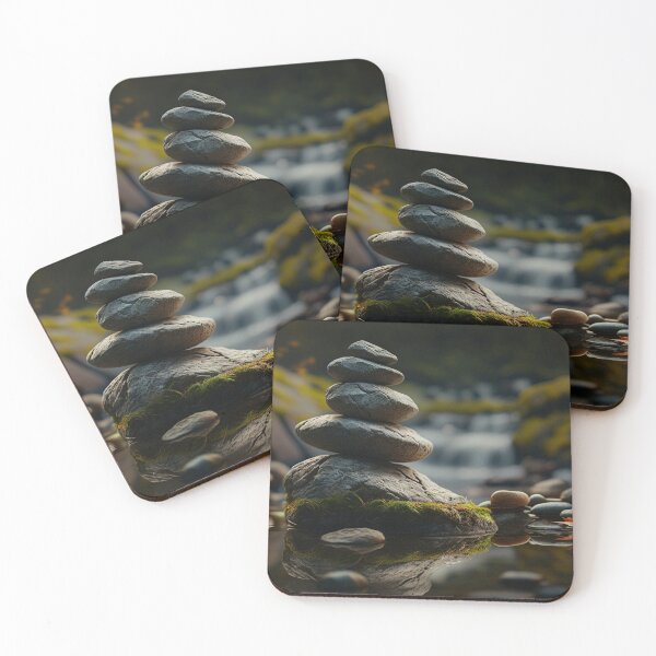 Item preview, Stacking Stones Prayers/ Intention designed and sold by MedusaPrintArt.