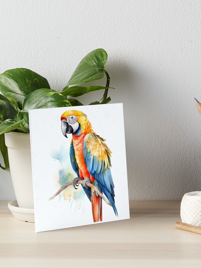 Custom Parrot Portrait Parrot Painting Bird Portrait Custom 