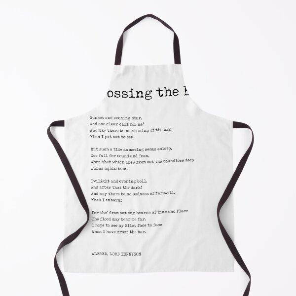 Item preview, Crossing The Bar - Alfred Lord Tennyson Poem - Literature - Typewriter Print 1 designed and sold by Studio Grafiikka.