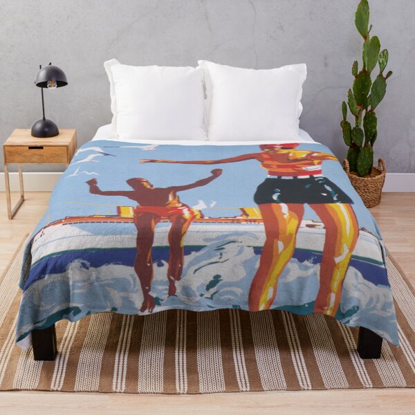 Item preview, Hawaii Surfers Vintage Travel Poster designed and sold by vintagevivian.