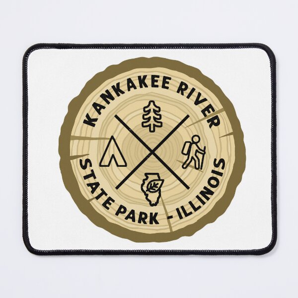 Item preview, Kankakee River State Park Illinois Log Slice designed and sold by VanyaKar.