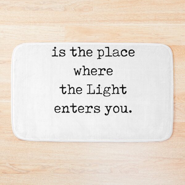 Item preview, Rumi Quote 01 - The Wound is the place where the light enters you - Typewriter Print designed and sold by Studio Grafiikka.