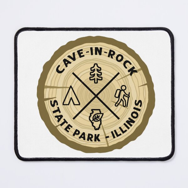Item preview, Cave-In-Rock State Park Illinois Log Slice designed and sold by VanyaKar.