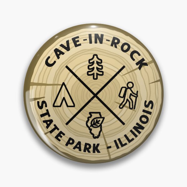 Item preview, Cave-In-Rock State Park Illinois Log Slice designed and sold by VanyaKar.