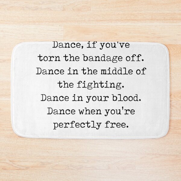 Item preview, Rumi Quote 03 - Dance when you're perfectly free - Typewriter Print designed and sold by Studio Grafiikka.