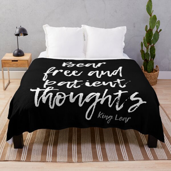 Item preview, KING LEAR SHAKESPEARE PATIENT THOUGHTS designed and sold by Madjack Tees Kiwi SuperStore.