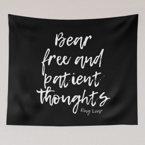 Item preview, KING LEAR SHAKESPEARE PATIENT THOUGHTS designed and sold by Madjack Tees Kiwi SuperStore.