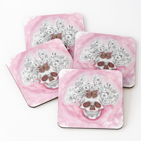 Item preview, Flower Skull designed and sold by Moxieann.