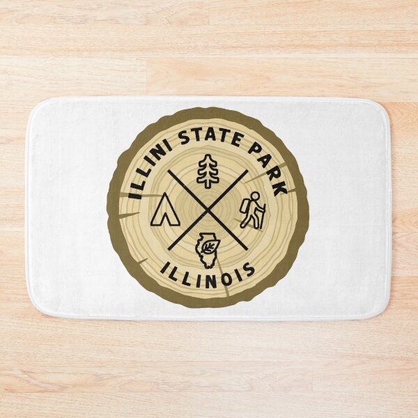 Item preview, Illini State Park Illinois Log Slice designed and sold by VanyaKar.