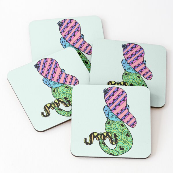 Item preview, Neon Mermaid designed and sold by Lavender Frog Studios.