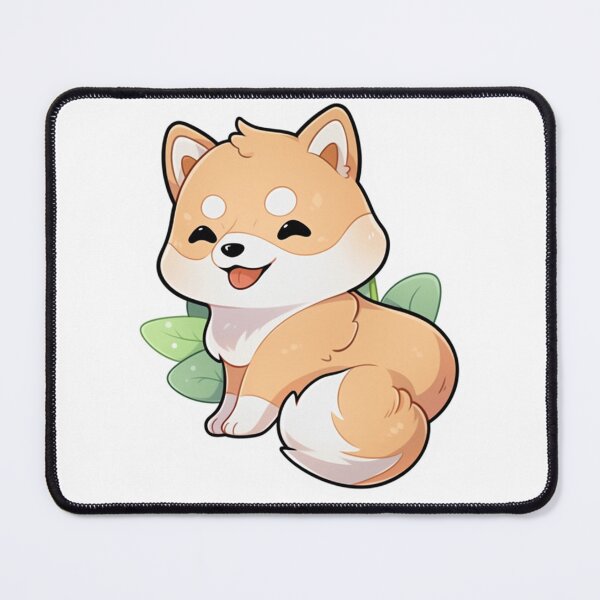 Item preview, Happy Shiba Inu Print designed and sold by NinyoDreamscape.