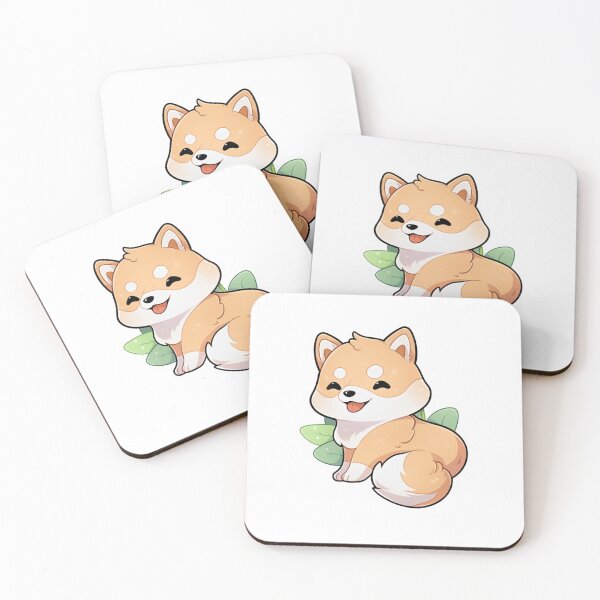 Item preview, Happy Shiba Inu Print designed and sold by NinyoDreamscape.