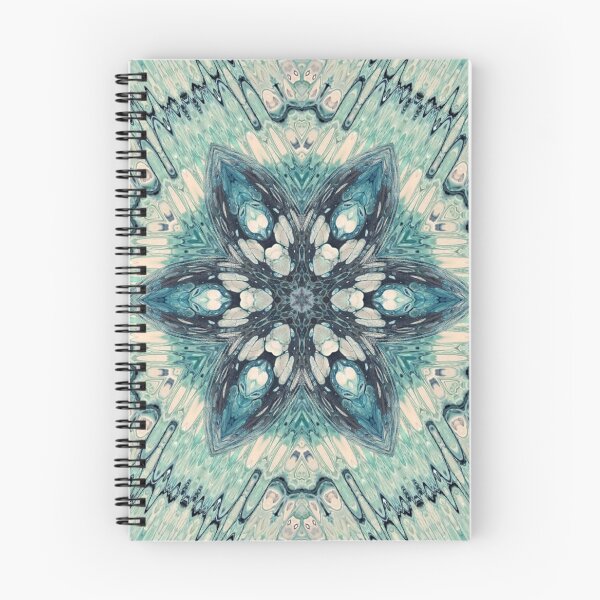 Item preview, Turquoise Snowflake Kaleidoscope  designed and sold by KiwiArtistDK.