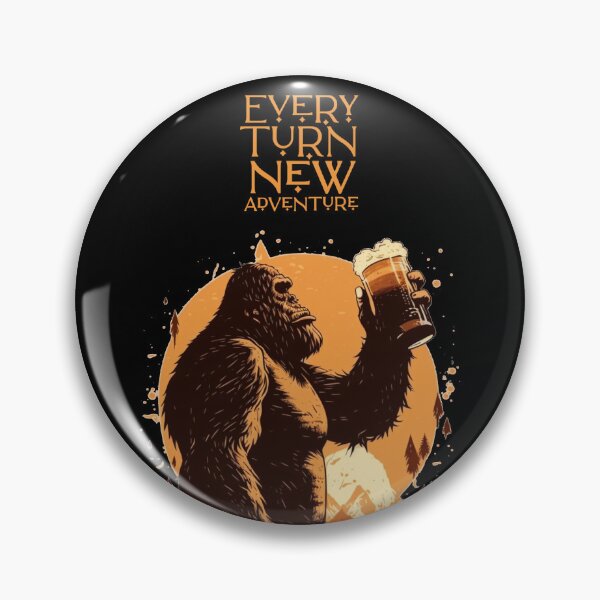 Item preview, Sasquatch drinking beer camping gift ideas designed and sold by EveryTurn.