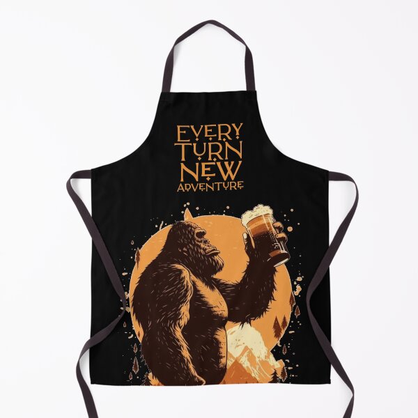 Item preview, Sasquatch drinking beer camping gift ideas designed and sold by EveryTurn.