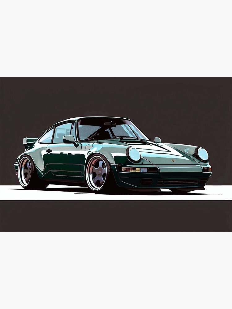 Retro Porsche 911 Classic Car Wall Art/ Poster/ Print, Wall Decor