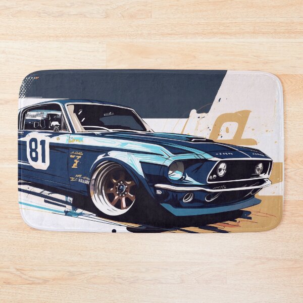 Item preview, Vintage Mustang Wall Art | Large Art Print | Race Car Print | Office Wall Decor | Automotive Wall Art designed and sold by ArtiCo. Labs.