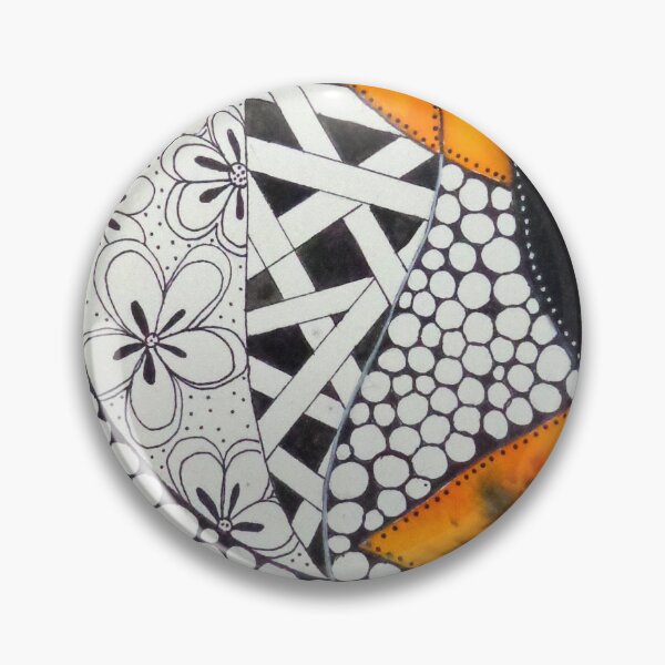 Item preview, Leaves with zen tangles designed and sold by cooeechris.