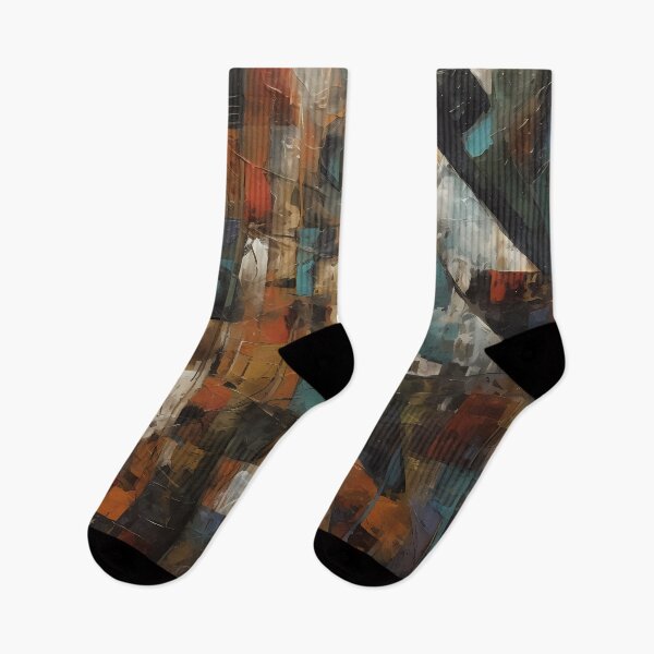Item preview, Artistic texture impasto geometric abstract shape line decorative painting 29 designed and sold by UnaWu533.