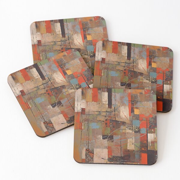 Item preview, Artistic texture impasto geometric abstract shape line decorative painting 30 designed and sold by UnaWu533.