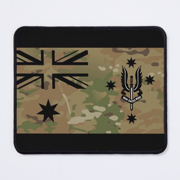 Item preview, Australian Flag (SAS Multicam Black & White) designed and sold by RENAGADE4LYF.