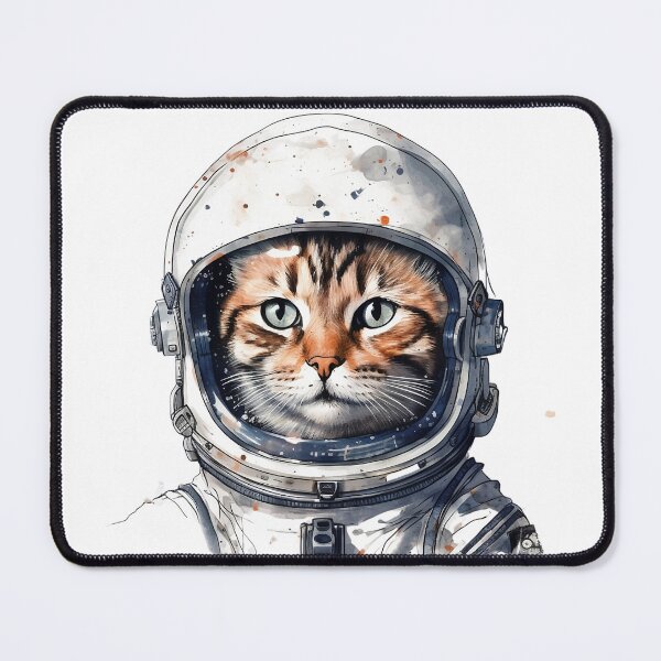 Item preview, Feline Astronaut: Minimalist and Futuristic Design. designed and sold by Casanova Originals.