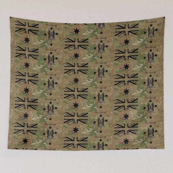 Item preview, Australian Flag (SAS Multicam Black & White) designed and sold by RENAGADE4LYF.