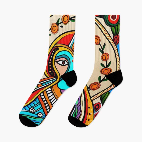 Item preview, Canine Charm: A Madhubani Tribute to Dogs designed and sold by DogBook.