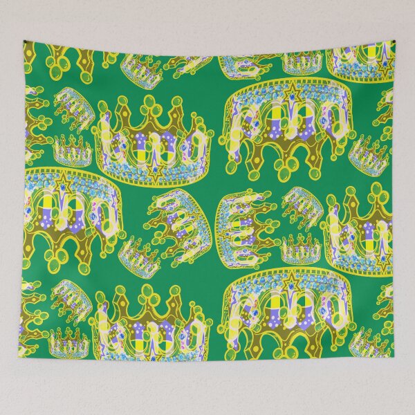 Item preview, KINGS CROWN KELLY GREEN  designed and sold by GIVENGRACE.ART.