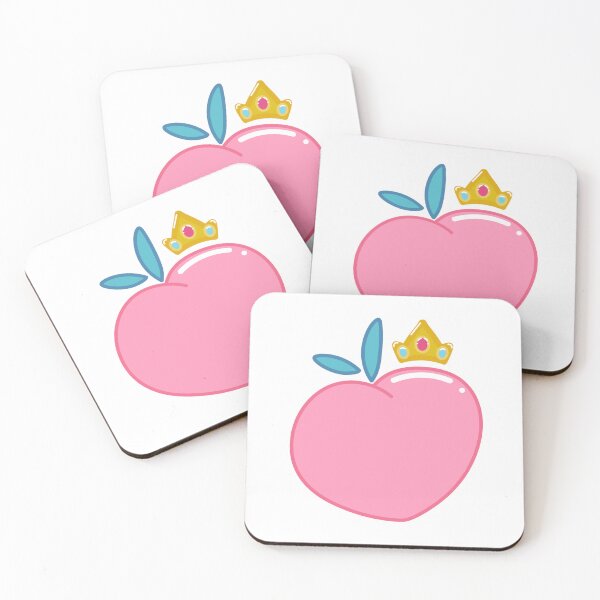 Item preview, Cute pink fruit peaches royal designed and sold by LoryDrawings.