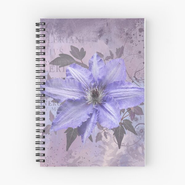 Item preview, Purple Clematis designed and sold by Elisabeth Lucas.