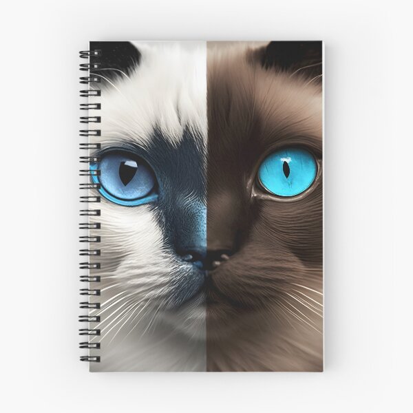 Item preview, Dual Natured Siamese Cat - AI Generated designed and sold by AI-Preference.