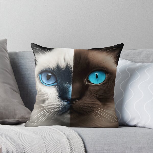 Item preview, Dual Natured Siamese Cat - AI Generated designed and sold by AI-Preference.