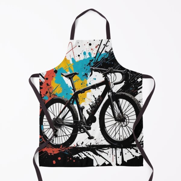Item preview, Cool Abstract Ink Splatter Mountain Bike Artwork Design  designed and sold by Michael Voyler.