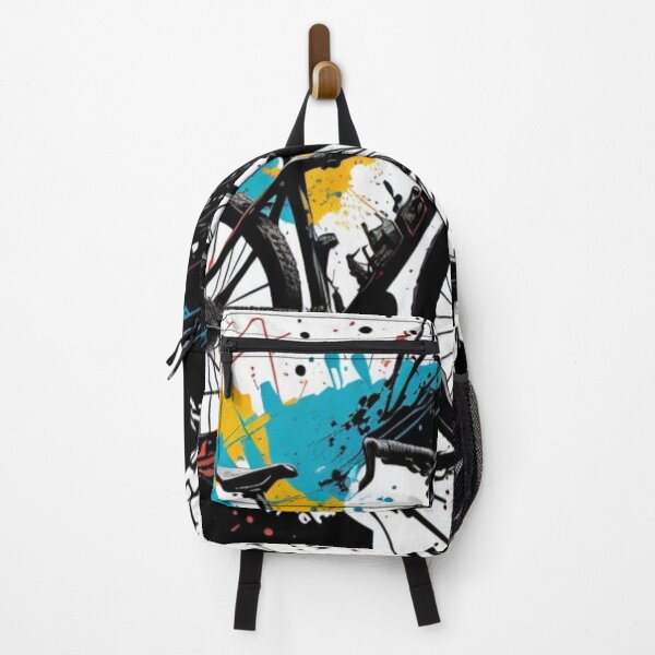 Item preview, Cool Abstract Ink Splatter Mountain Bike Artwork Design designed and sold by Michael Voyler.