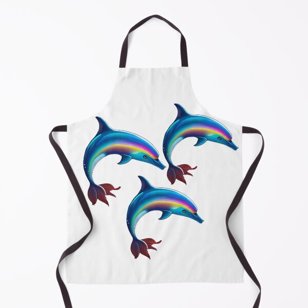 Item preview, Colourful dolphin cute designed and sold by GloriousArtSKD.