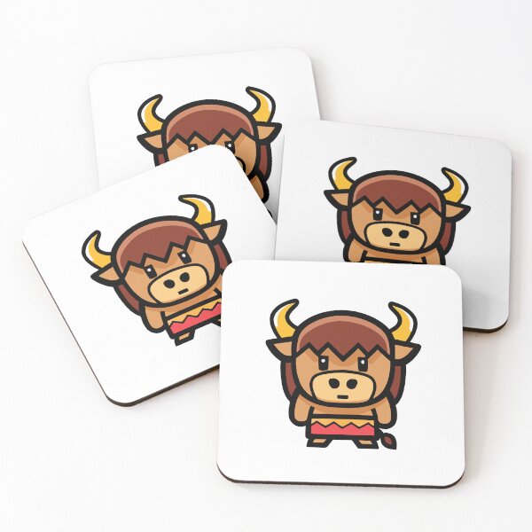 Item preview, Bull Mascot Golden Brown designed and sold by spyduckz.