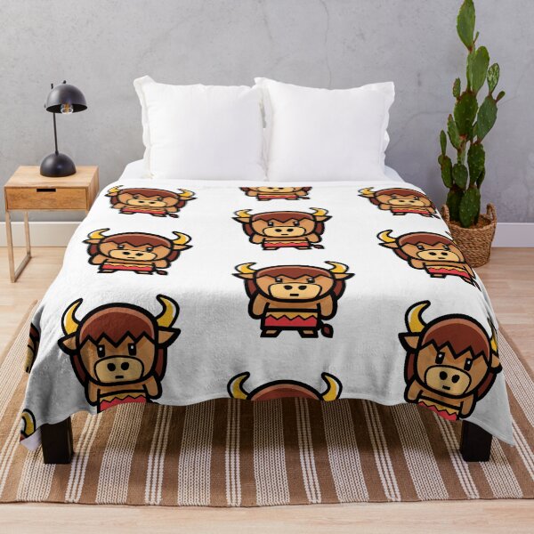 Item preview, Bull Mascot Golden Brown designed and sold by spyduckz.