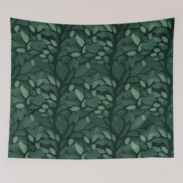 Item preview, dark green tree leaves designed and sold by imagenia.