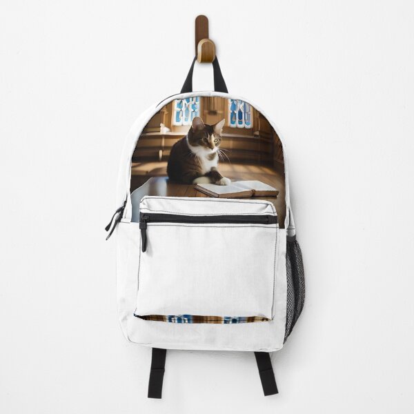 Item preview, The Feline Scholar: A Photo of a Cat Deep in Thought designed and sold by Arrene.