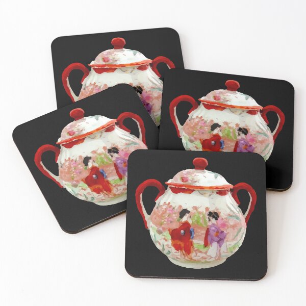 Item preview, Vintage Japanese Ceramic Sugar Bowl designed and sold by OCNau.